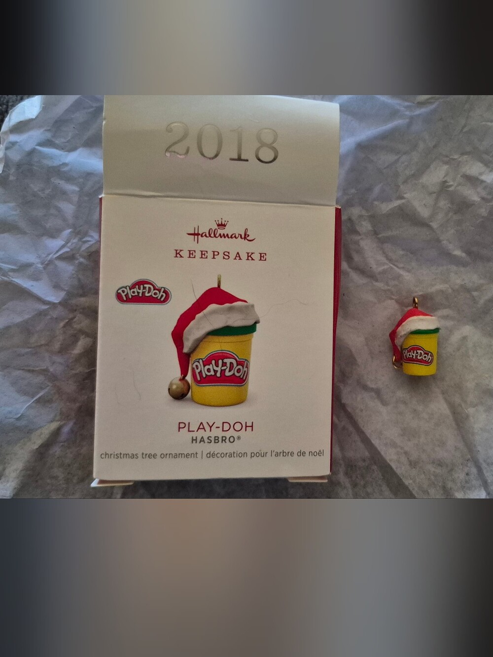 New Hallmark Keepsake 2018 Play-Doh Miniature Ornament Hasbro QXM8143